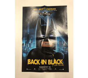 LEGO Batman Movie Poster - Batman Back in Black