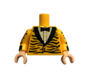 LEGO Batman Tiger Minifig Dragt Torso med Striber (973)