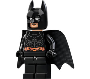 LEGO Batman mit Schwarz Anzug und Kupfer Gürtel mit Spongy Umhang Minifigur