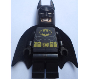 LEGO Batman with Black Suit and Yellow Belt with Grin / Scared Face Minifigure