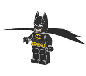 LEGO Batman z Czarny Garnitur I Żółty Pasek z Outstretched Peleryna Minifigurka