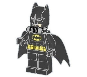 LEGO Batman with Black Suit and Yellow Belt with Scuba Mask Minifigure