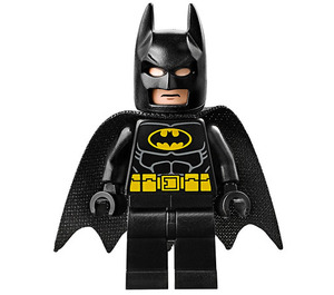 LEGO Batman mit Schwarz Anzug und Gelb Gürtel mit Spongy Umhang Minifigur