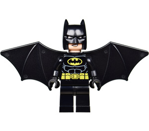 LEGO Batman avec Noir Costume et Jaune Ceinture avec Ailes et Noir Bandeau Minifigurine