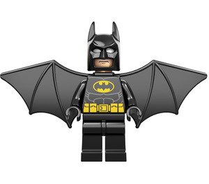 LEGO Batman med Sort Dragt og Gul Bælte med Vinger og hvid Pandebånd Minifigur