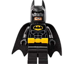 LEGO Batman with Black Suit and Yellow Utility Belt with Crooked Smile / Clenched Teeth  Minifigure