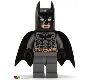 LEGO Batman con Dark Stone Gris Traje y Cobre Correa Minifigura