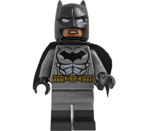 LEGO Batman with Dark Stone Gray Suit and Gold Belt with Black Boots Minifigure