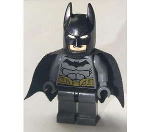 LEGO Batman z Dark Stone Szary Garnitur I Gold Pasek z Szary Ręce Minifigurka