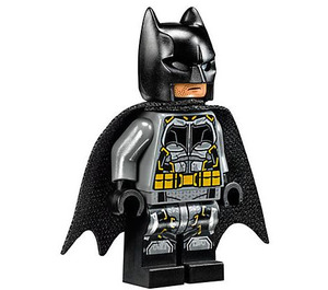 LEGO Batman med Dark Stone Grå Dragt og Gold Bælte med Printed Ben Minifigur