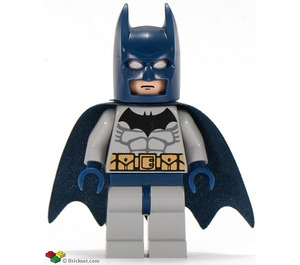 LEGO Batman jossa Harmaa Puku ja Gold Vyö jossa Dark Sininen Lonkat Minihahmo