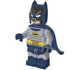 LEGO Batman с Сив Костюм и Жълто Колан с Dark Син Boots и Каучук нос Минифигурка