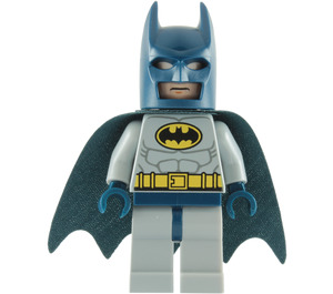 LEGO Batman med Grå Dragt og Gul Bælte med Dark Blå Hofter Minifigur