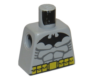 LEGO Batman med Medium Stone Grå Dragt og Sort Maske Torso uden arme (973)