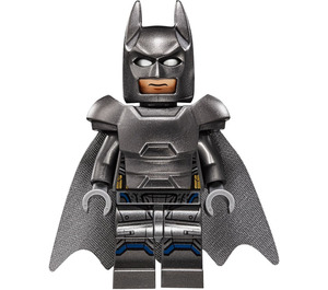 LEGO Batman mit Pearl Dark Grau Anzug und Rüstung mit Umhang Minifigur