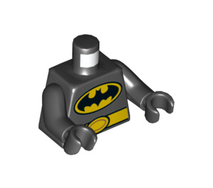 LEGO Batman con Gambe corte e Corto Nero Mantello Minifigure Busto (973 / 76382)