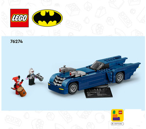 LEGO Batman with the Batmobile vs. Harley Quinn and Mr. Freeze Set 76274 Instructions