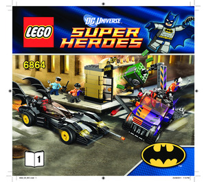 LEGO Batmobile and the Two-Face Chase 6864 Instrukcje