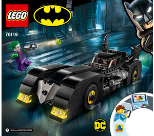 LEGO Batmobile: Pursuit of The Joker Set 76119 Instructions