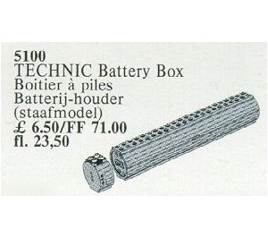 LEGO Battery Doos (Tube) 4.5V 5100