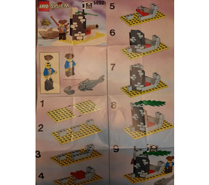 LEGO Battle Cove Set 1492 Instructions