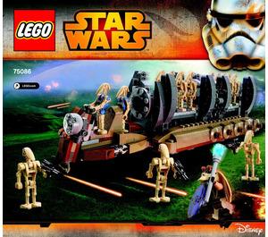 LEGO Battle Droid Troop Carrier 75086 Instructies