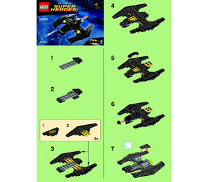 LEGO Batwing Set 30301 Instructions
