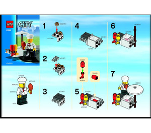 LEGO BBQ Stand Set 8398 Instructions