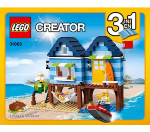 LEGO Beachside Vacation Set 31063 Instructions
