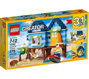 LEGO Beachside Vacation 31063 Packaging
