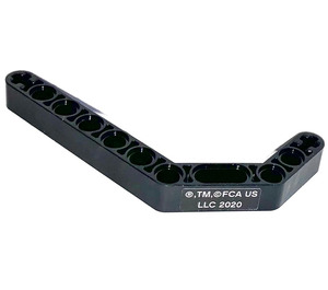 LEGO Beam 3 x 3.8 x 7 Bent 45 Double with TM FCA US LLC 2020 Sticker (32009)