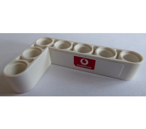LEGO Beam 3 x 5 Bent 90 degrees, 3 and 5 Holes with Vodafone Logo Right Sticker (32526)