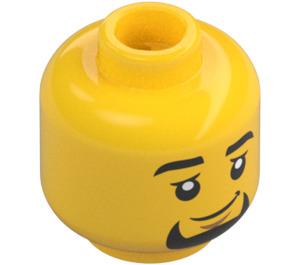 LEGO Bear Rider Minifigure Head (Recessed Solid Stud) (3626 / 102409)