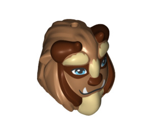LEGO Beast Head Cover with Horns and Beard (26292)