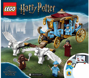 LEGO Beauxbatons' Carriage: Arrival at Hogwarts  75958 Instructions