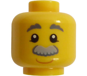 LEGO Beekeeper Head (Recessed Solid Stud) (3626)