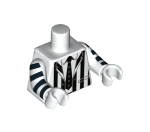 LEGO Beetlejuice Minifig Torso (973 / 88585)