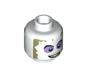 LEGO Beetlejuice Minifigure Head (Recessed Solid Stud) (3626 / 34320)