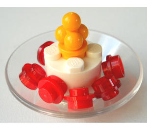 LEGO BELVILLE Calendrier de l'Avent 7600-1 Subset Day 19 - Ice cream Bowl
