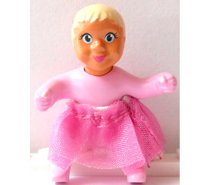 LEGO Belville De bébé avec Dark Pink Butterfly dans Cheveux et Skirt