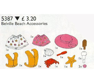 LEGO Belville Beach Accessories Set 5387