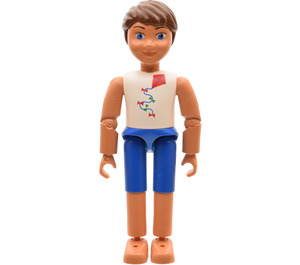 LEGO Belville Boy met Kite Minifiguur