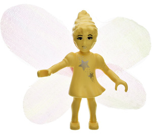 LEGO Belville Fairy Millimy with Golden Stars Pattern, Bow and Wings