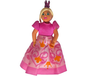 LEGO Belville Female avec Petit couronner et Longue Dress