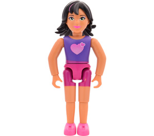 LEGO Belville Girl met Harten minifiguur