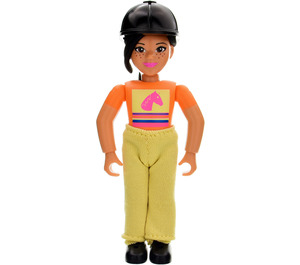 LEGO Belville Girl with Horse Riding Outfit