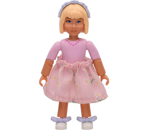 LEGO Belville Girl with Pink Shorts, Pink Top