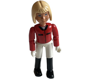 LEGO Belville Cavallo Rider Ragazza con Blonde Capelli  Minifigure