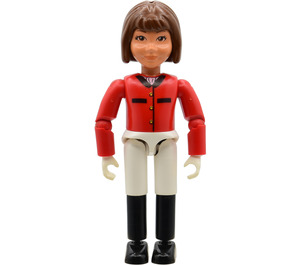 LEGO Belville Horse Rider Girl with Brown Hair Minifigure