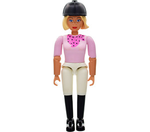 LEGO Belville Horserider with Pink Top and Black Riding Boots